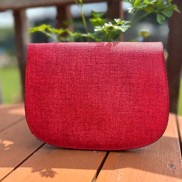 Red Clutch Bag - Picture 2 of 16